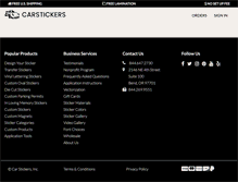 Tablet Screenshot of carstickers.com